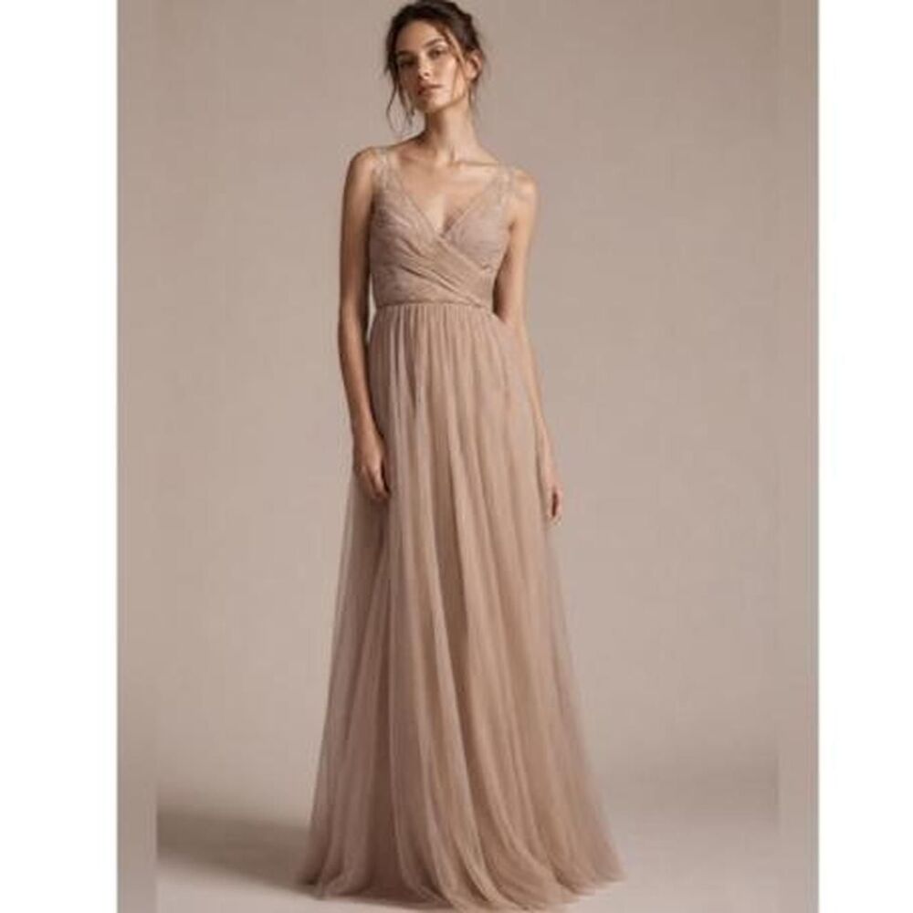 Hitherto Women's Tan and Pink Dress